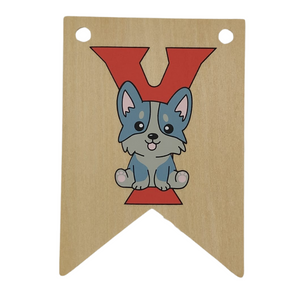 Wooden Nursery Bunting - Personalised Gift