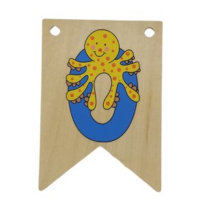 Wooden Nursery Bunting - Personalised Gift