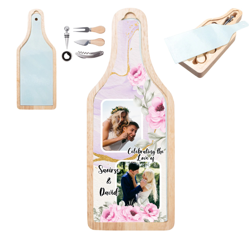 Wine & Cheese Board Set - Personalised Gift