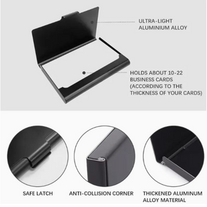 Aluminium Business Card Holder - Personalised Gift