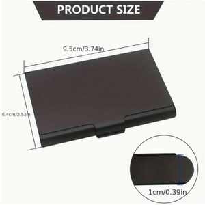 Aluminium Business Card Holder - Personalised Gift