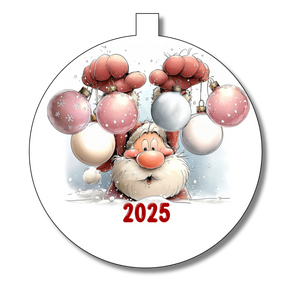 Santa Family Christmas Bauble - Personalised Gift