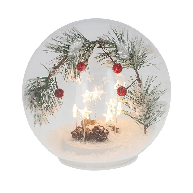 Frosty Xmas LED Candle Ball - Personalised Gift