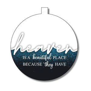 Heaven Christmas Bauble - Personalised Gift