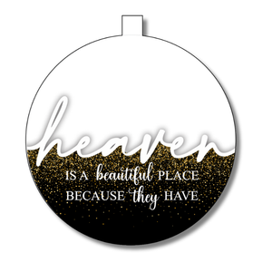 Heaven Christmas Bauble - Personalised Gift