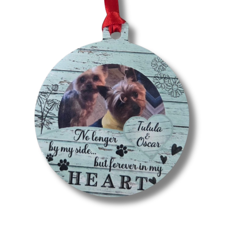 Forever In My Heart Pet Decoration - Personalised Gift