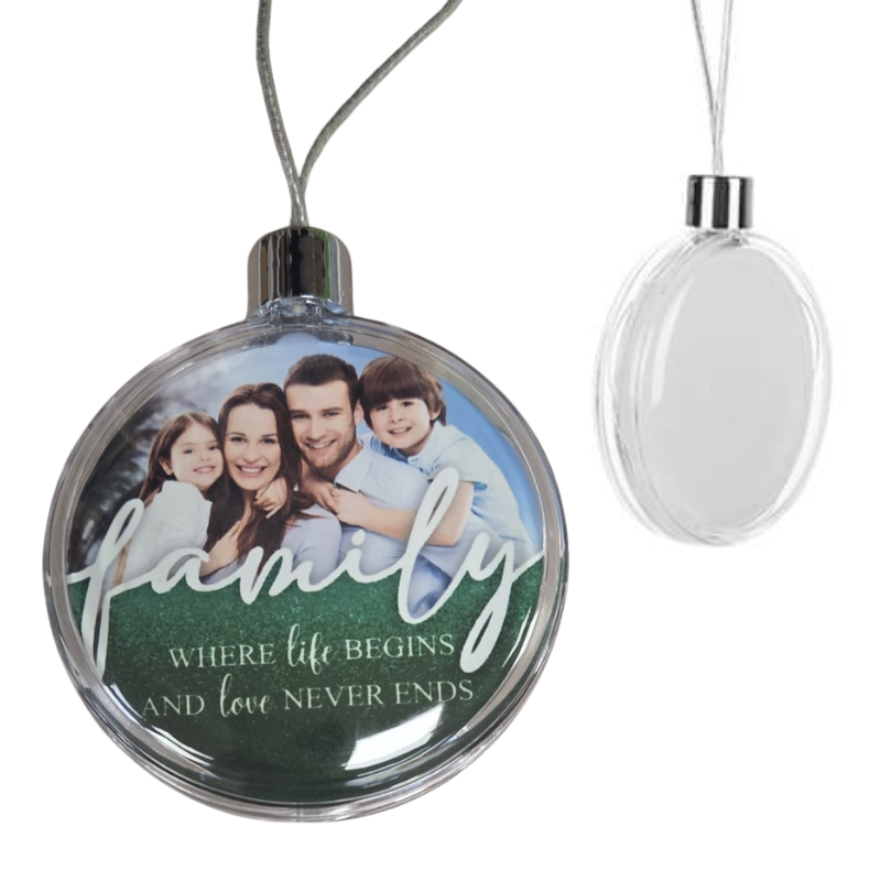 Family - Photo Bauble - Personalised Gift