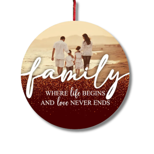 Family - Photo Bauble - Personalised Gift