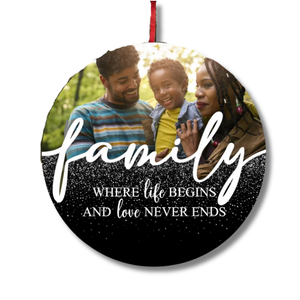 Family - Photo Bauble - Personalised Gift