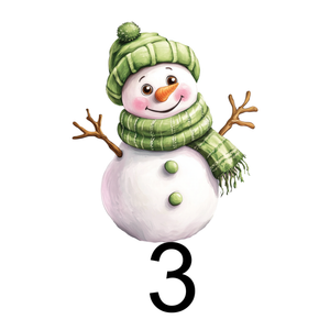 Snowman Family Bauble - Personalised Gift