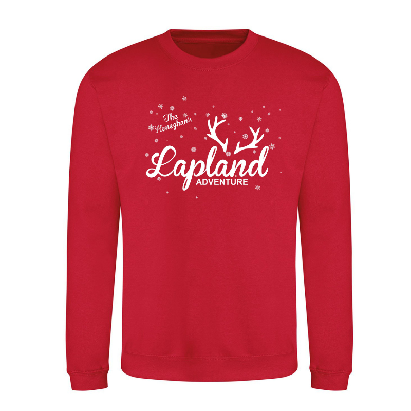 Lapland Adventure Sweatshirt - Personalised Gift