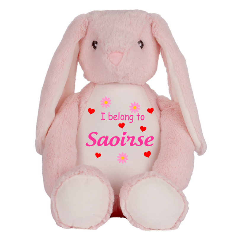 I Belong To - Girl - Zippy Bunny - Personalised Gift