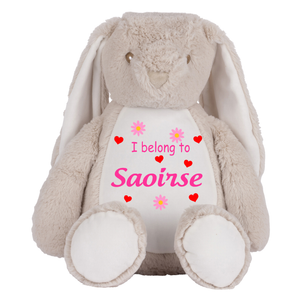 I Belong To - Girl - Zippy Bunny - Personalised Gift