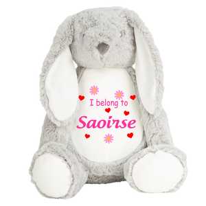 I Belong To - Girl - Zippy Bunny - Personalised Gift