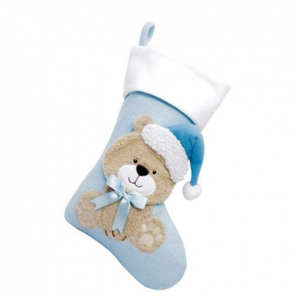 Plush Fluffy Teddy Stockings, Personalised Gift