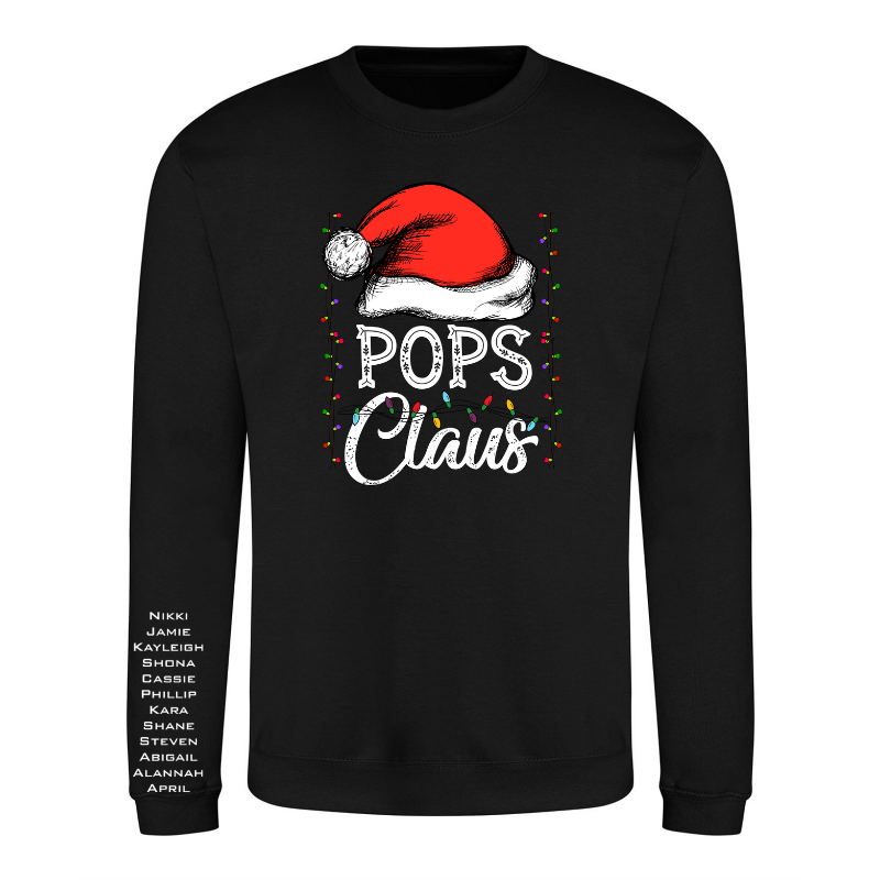 Pops Clause Sweatshirt - Personalised Gift