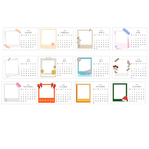 2026 Personalised Desk Calendar - Personalised Gift