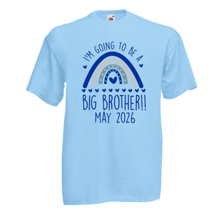 New Big Sister/Brother T-Shirt - Personalised Gift