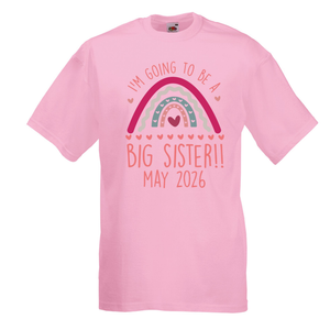 New Big Sister/Brother T-Shirt - Personalised Gift