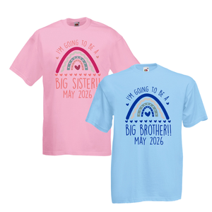New Big Sister/Brother T-Shirt - Personalised Gift