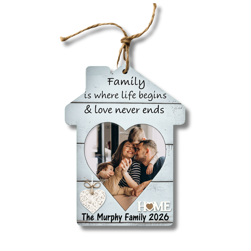 New Home Hanging Plaque - Personalised Gift