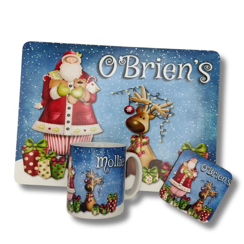 Santa & Reindeer Set - Personalised Gift