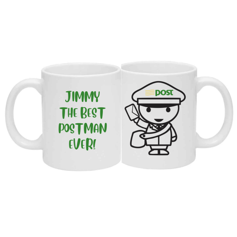 Best Postman Mug - Personalised Gift