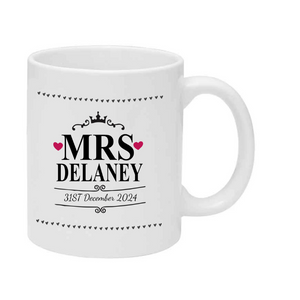 Mr & Mrs Mugs - Personalised Gift