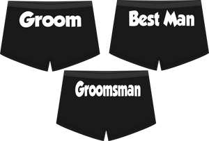Groomsman Boxers, Personalised Gift