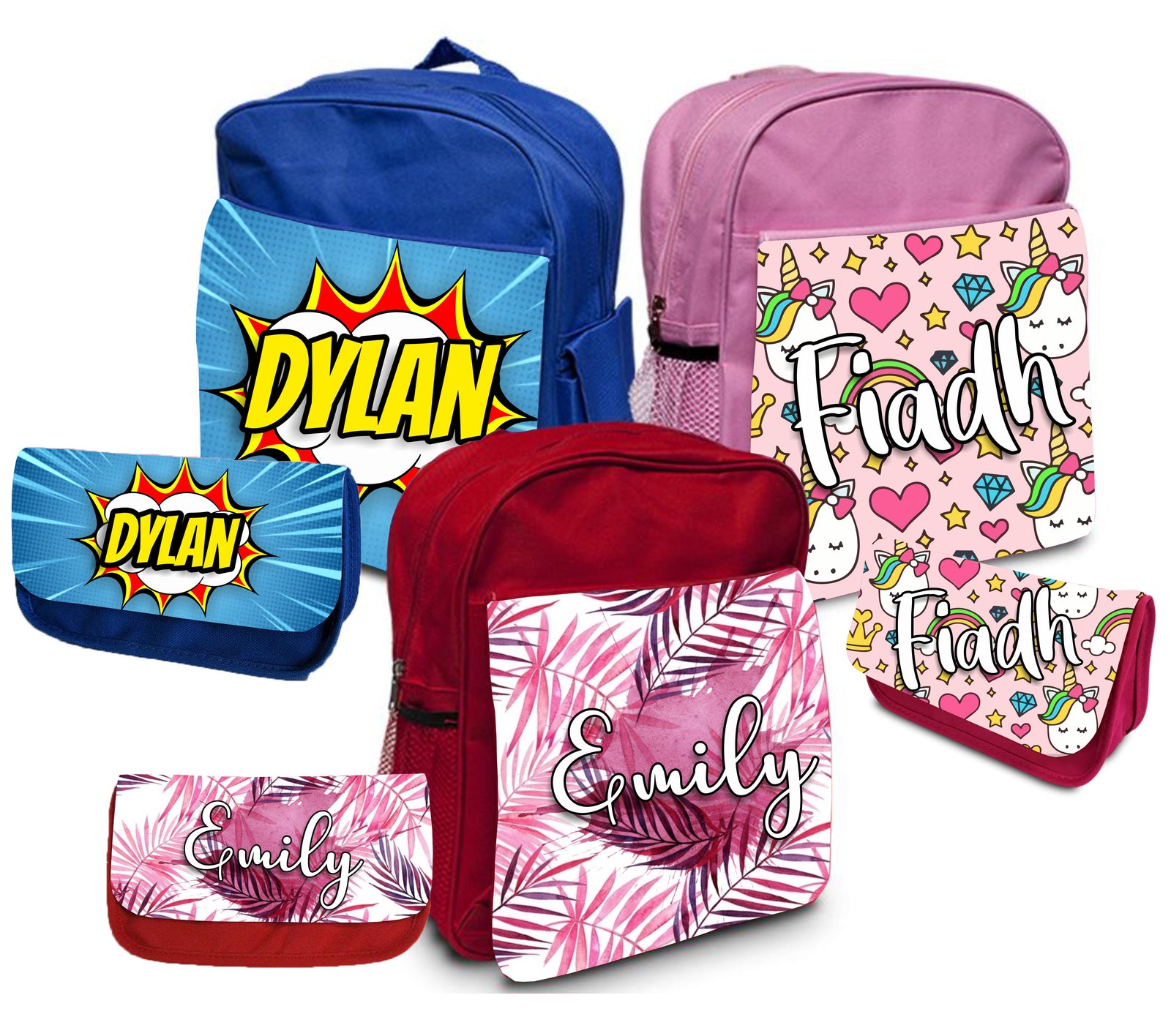 Bag and Pencil Case Combo, Personalised Gift