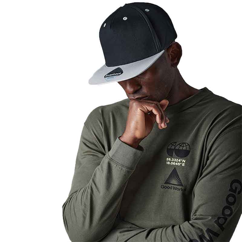 5-panel contrast snapback Cap Personalise Gift