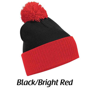 Snowstar® two-tone beanie, Personalised Gift