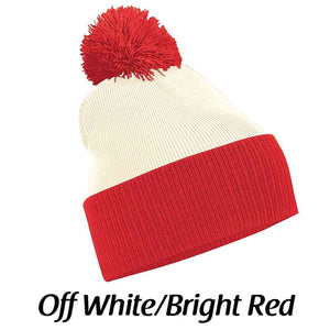 Snowstar® two-tone beanie, Personalised Gift