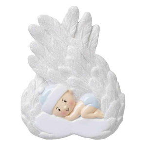 Angel Baby Ceramic Ornament Personalised Gift