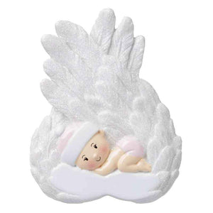 Angel Baby Ceramic Ornament Personalised Gift