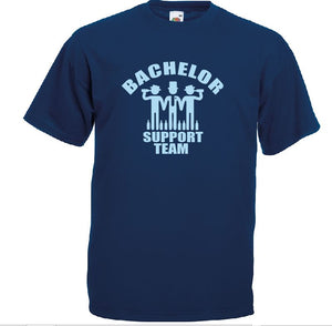 Bachelor Support Team Stag T-Shirt - Personalise It