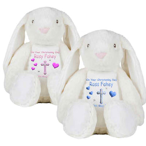 Christening Bunny Personalised Gift