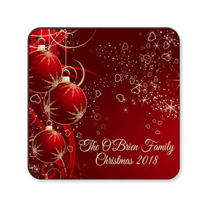 Christmas Bauble Placemats, Personalised Gift