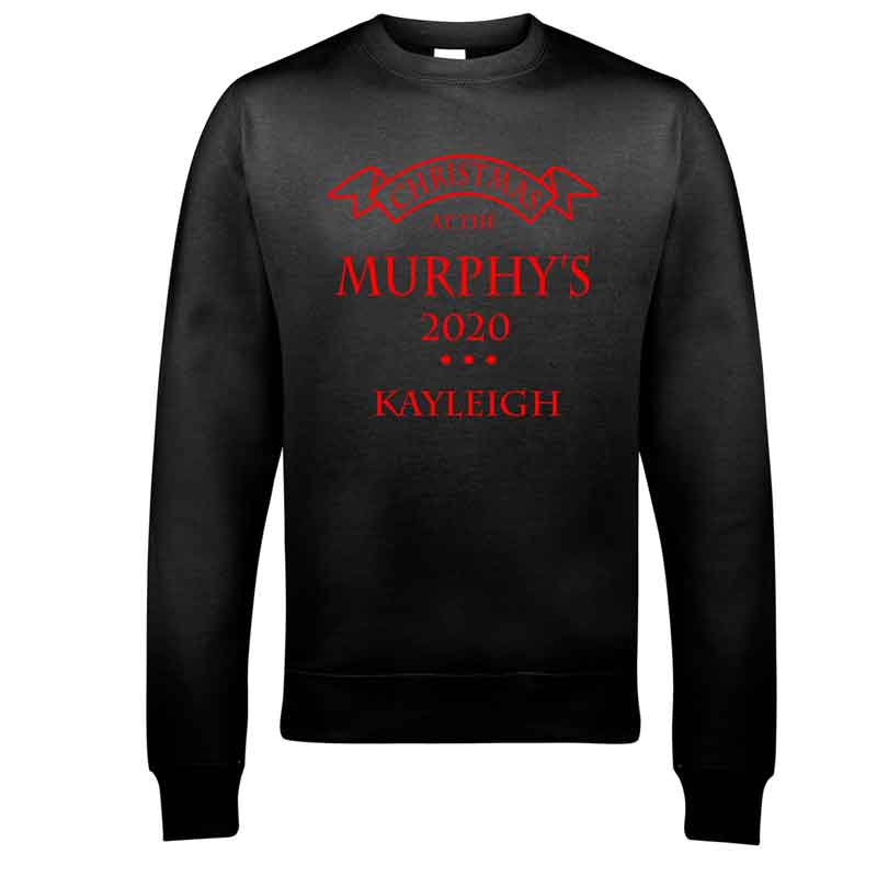 Family Christmas Jumper with banner, Personalised Gift