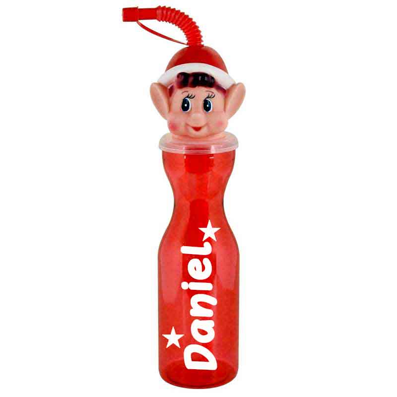Elf Bottle, Personalised Gift
