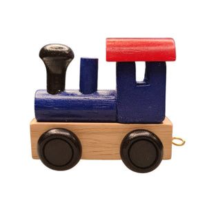 Colour Wooden Train and Track, Personalised Gift