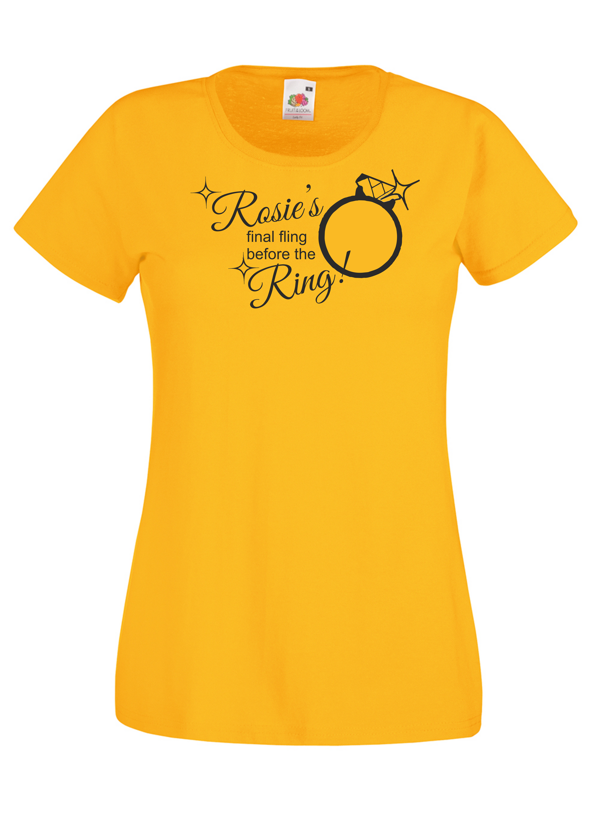 Final Fling Hen T-Shirt - Personalise It