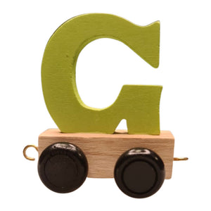 Colour Wooden Train and Track, Personalised Gift