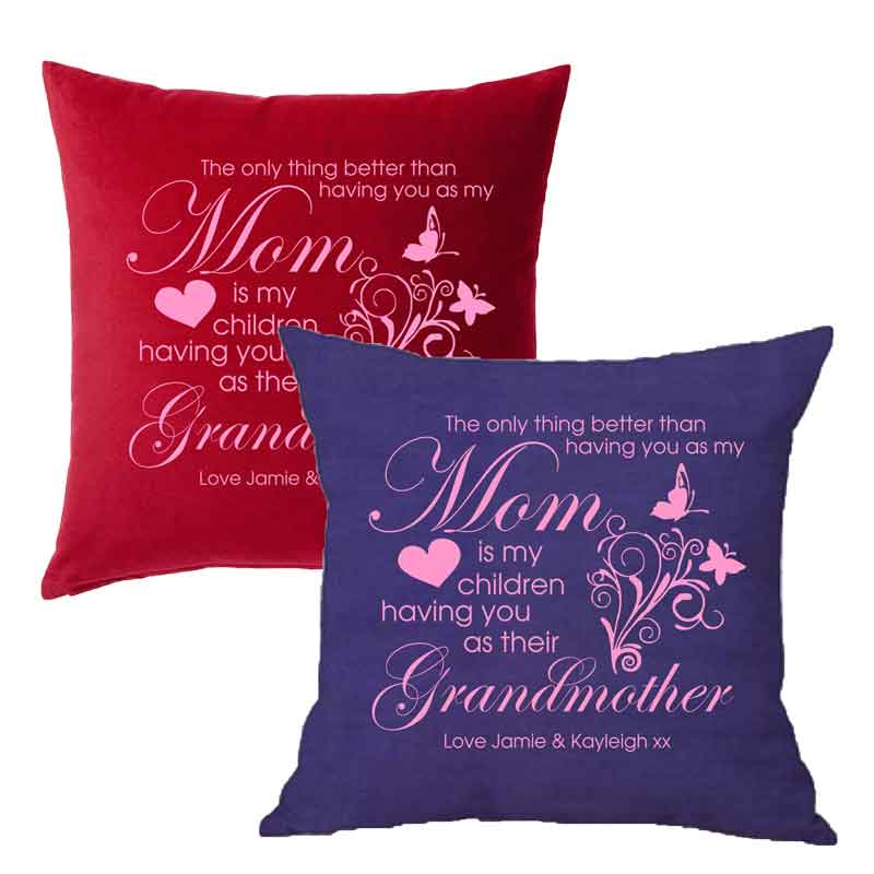 Grandmother Cushion, Personalised Gift