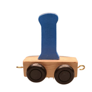 Colour Wooden Train and Track, Personalised Gift