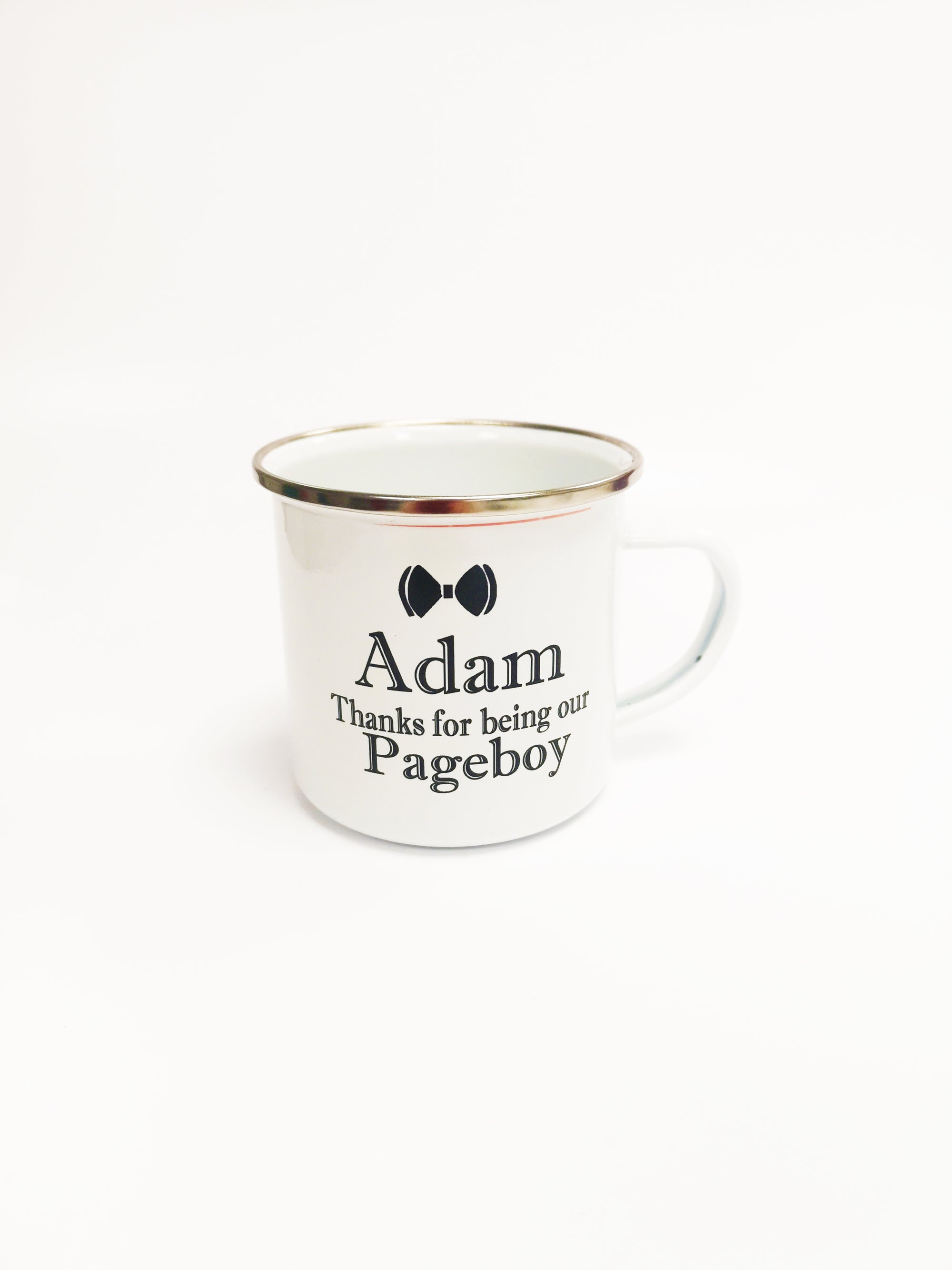 Enamel Pageboy Mug - Personalise It