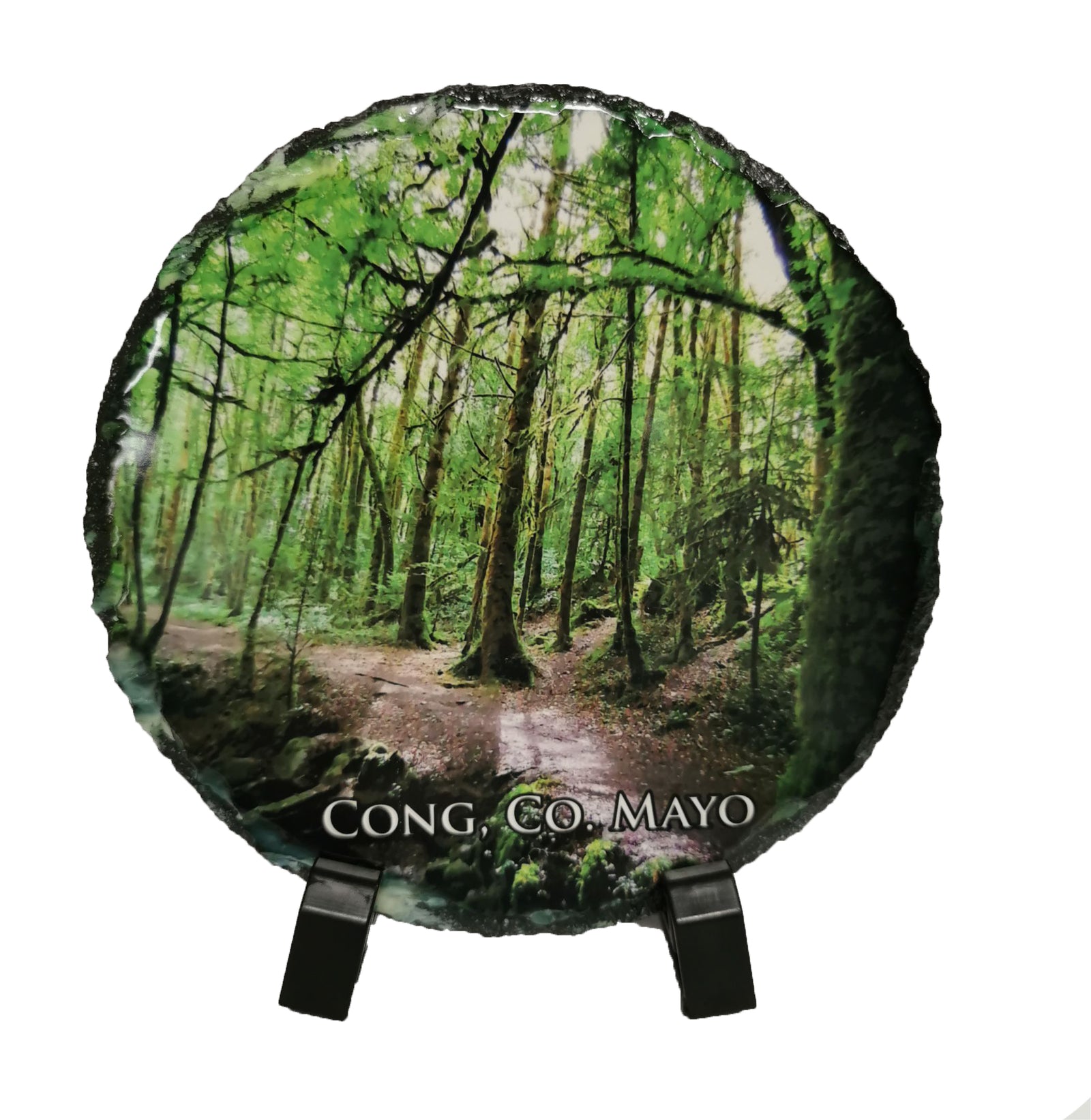 Round Photo slate Personalised Gift