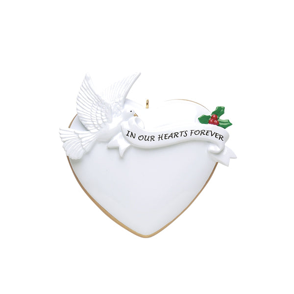 In Our Hearts Forever Tree Decoration, Personalised gift