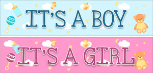 It's a New Baby Banner, Personalised Gift