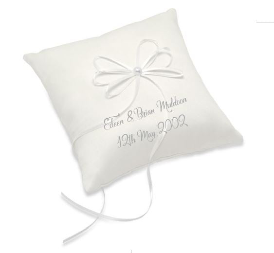 Wedding Ring Cushions - Personalise It